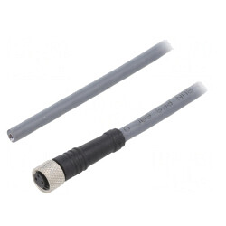 Cablu de conectare M8 3 pini 10m 63VAC 2.7A PUR | Electronic-mag.ro | Componente Electronice