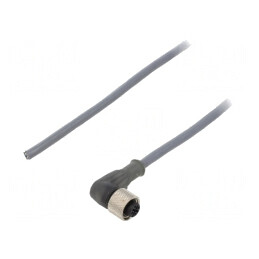Cablu de Conectare M12 4PIN Unghi 15m 250VAC 2.2A | Electronic-mag.ro | Componente Electronice