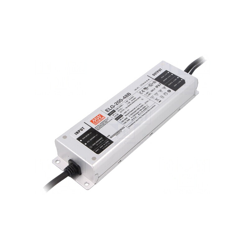 Alimentator LED 200W 48V 4.16A IP67 | Electronic-mag.ro | Componente Electronice