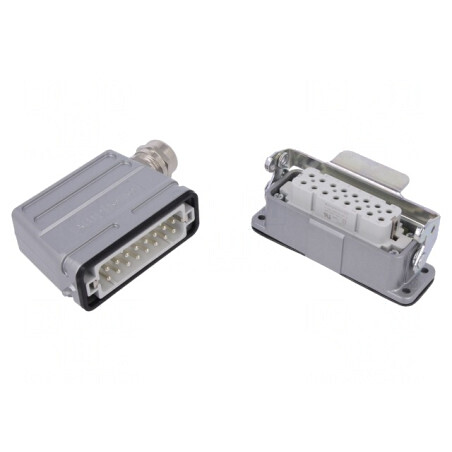 Conector HDC Tată Mamă 16 Pini PE A16 | Electronic-mag.ro | Componente Electronice