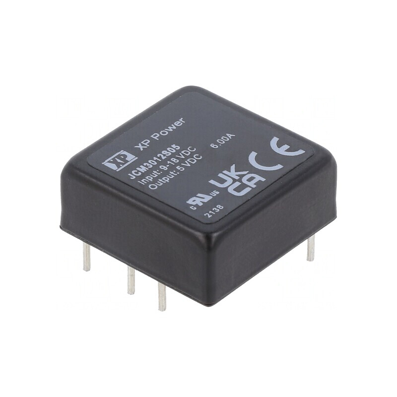 Convertor DC/DC 30W 9-18V la 5V 6A 1x1 THT JCM3012S05 | Electronic-mag.ro | Componente Electronice