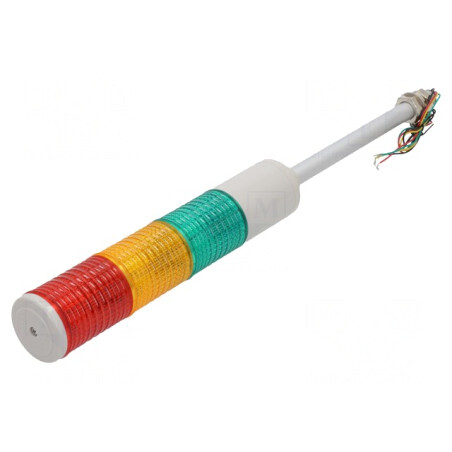 Coloană de semnalizare LED roșu/ambră/verde ST56L-3-24-RAG | Electronic-mag.ro | Componente Electronice