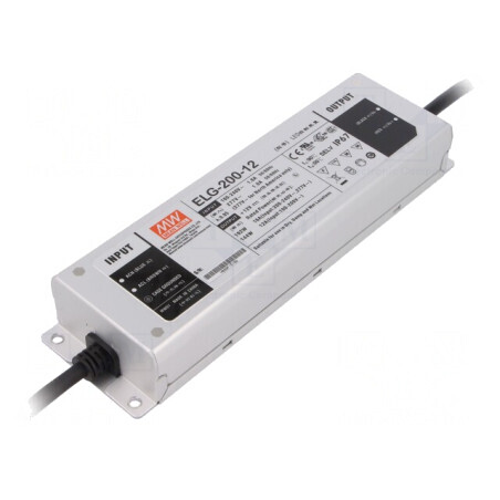 Alimentator LED 192W 12V 16A IP67 | Electronic-mag.ro | Componente Electronice