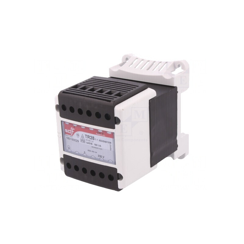 Transformator Alimentare 160VA 230VAC pentru Șină DIN | Electronic-mag.ro | Componente Electronice