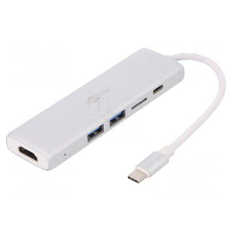 Adaptor USB 3.0 Alb Argintiu Aluminiu | Electronic-mag.ro | Componente Electronice