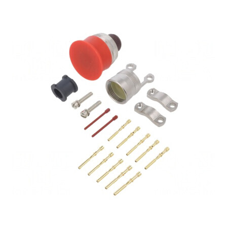 Conector circular pe cablu, mufă mamă, 10 pini auriti PT06SE1210SSR023 | Electronic-mag.ro | Componente Electronice