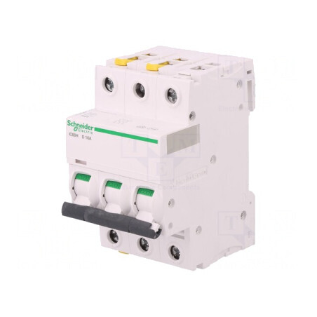 Întreupător Supracurent 16A 3 Poli 400VAC D | Electronic-mag.ro | Componente Electronice