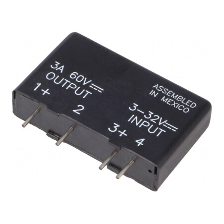 Releu Semiconductor Ucom 3-32VDC 3A 3-60VDC THT SIP MPDCD3-B | Electronic-mag.ro | Componente Electronice