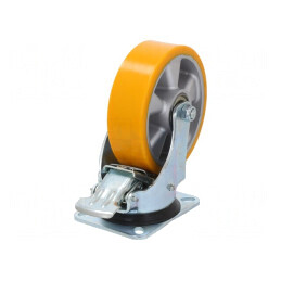 Roată de Transport Poliuretan 160mm 600kg | Electronic-mag.ro | Componente Electronice
