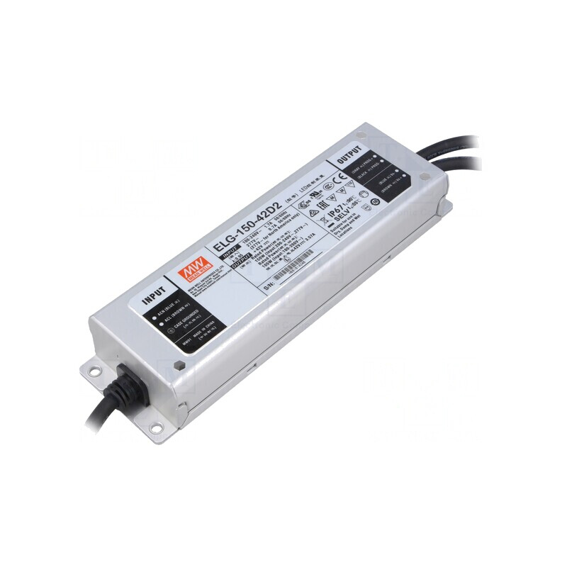 Alimentator LED 150W 42VDC 3,57A IP67 | Electronic-mag.ro | Componente Electronice