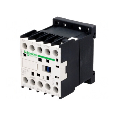 Contactor 3P NO + 1NC 24VAC 16A 690V | Electronic-mag.ro | Componente Electronice