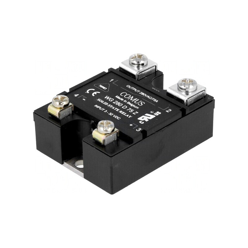 Releu Semiconductor 75A 1-Fazat 3-32VDC 24-280VAC | Electronic-mag.ro | Componente Electronice Releu Semiconductor 75A 1-Fazat 3-32VDC 24-280VAC | Electronic-mag.ro | Componente Electronice