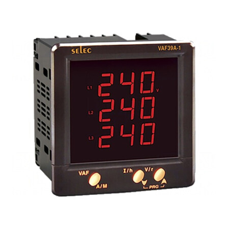 Aparat de măsură parametri reţea LED 3 cifre VAF39A 230V | Electronic-mag.ro | Componente Electronice