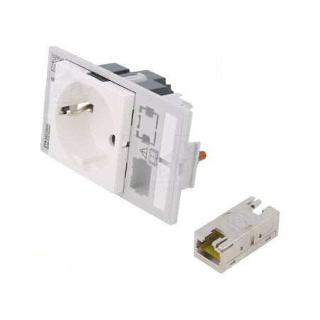 Interfață Panou 250VAC 16A RJ45 Fixare M4 | Electronic-mag.ro | Componente Electronice