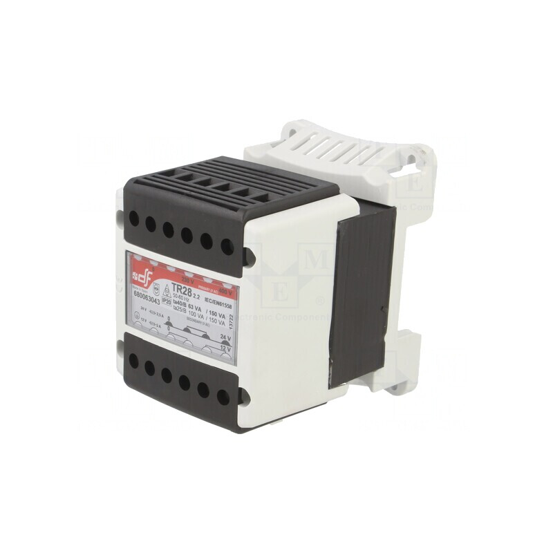 Transformator Alimentare 63VA 12V 24V IP20 | Electronic-mag.ro | Componente Electronice