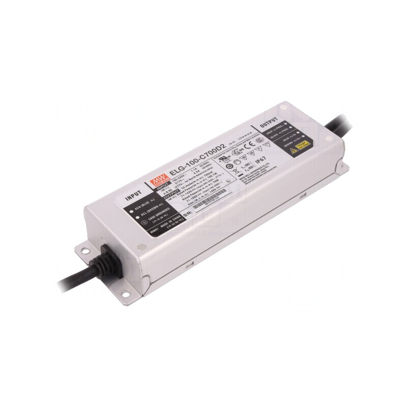 Alimentator LED 100W 700mA 100-305VAC | Electronic-mag.ro | Componente Electronice