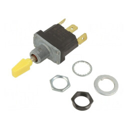 Comutator basculant 3 poziții cu conectori 6.35mm | Electronic-mag.ro | Componente Electronice
