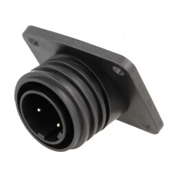 Conector circular soclu 3 pini nichelat Buccaneer 900 | Electronic-mag.ro | Componente Electronice