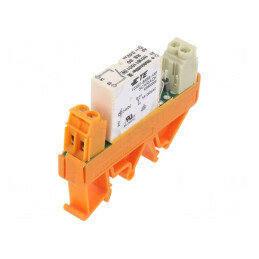 Releu Intermediar SPST-NO 24VDC 8A pentru Șină DIN | Electronic-mag.ro | Componente Electronice