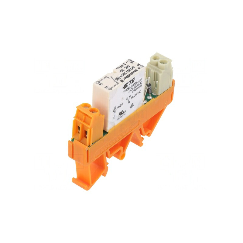 Releu Intermediar SPST-NO 24VDC 8A pentru Șină DIN | Electronic-mag.ro | Componente Electronice