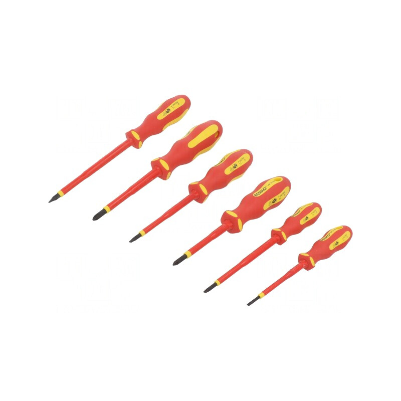Kit Şurubelniţe Izolate 1kVAC Phillips și Plată 6 Bucăți | Electronic-mag.ro | Componente Electronice Kit Şurubelniţe Izolate 1kVAC Phillips și Plată 6 Bucăți | Electronic-mag.ro | Componente Electronice