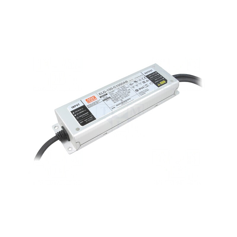 Alimentator LED 150W IP65 72-143V 525-1050mA | Electronic-mag.ro | Componente Electronice