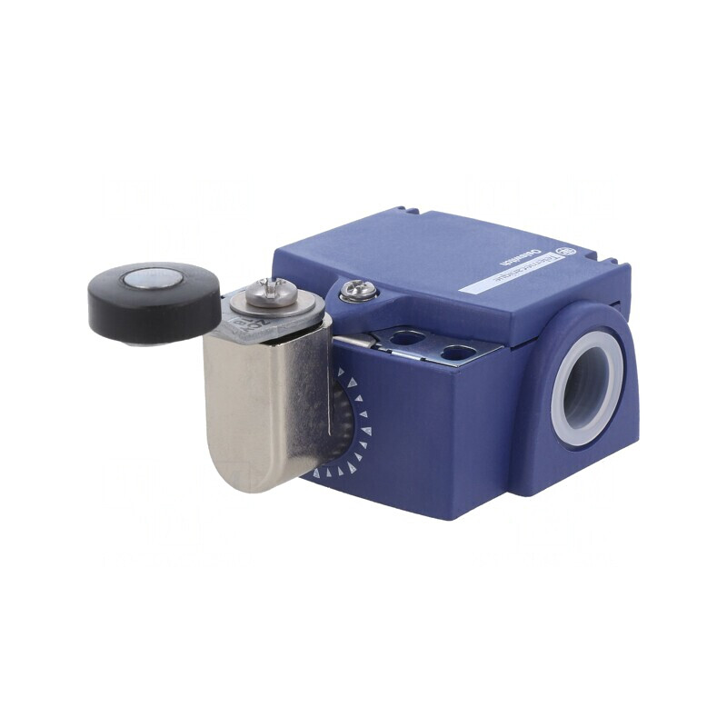 Limitator cursă manetă 33mm cu rolă plastic Ø19mm 10A | Electronic-mag.ro | Componente Electronice