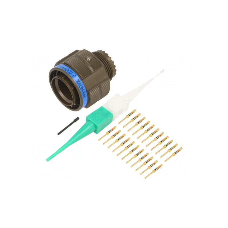 Conector Militar Dimensiune 13 MIL-DTL-38999 Series III Oliv | Electronic-mag.ro | Componente Electronice