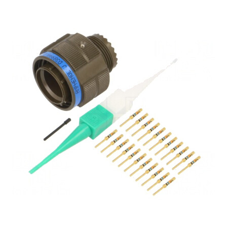 Conector Militar Dimensiune 13 MIL-DTL-38999 Series III Oliv | Electronic-mag.ro | Componente Electronice