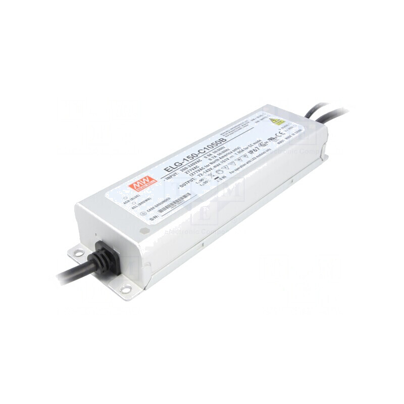 Alimentator LED 150W 1050mA 72-143VDC 180-295VAC | Electronic-mag.ro | Componente Electronice