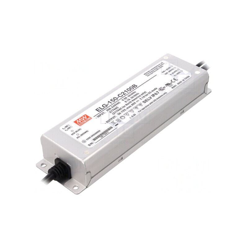 Alimentator LED 150W 36-72VDC 2100mA ELG-150-C2100B | Electronic-mag.ro | Componente Electronice