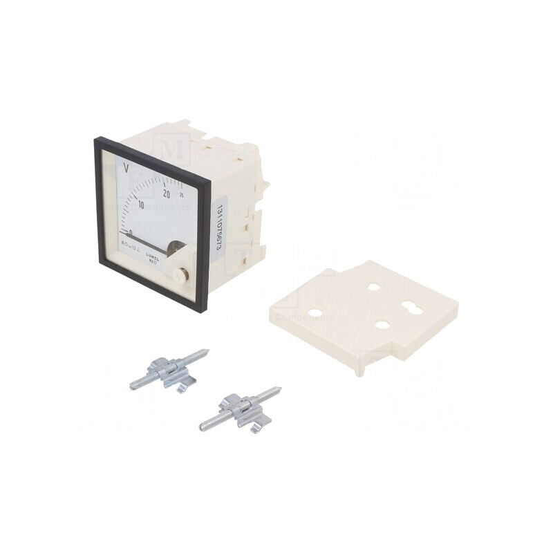 Voltmetru pe panou 0-25V 72x72mm | Electronic-mag.ro | Componente Electronice