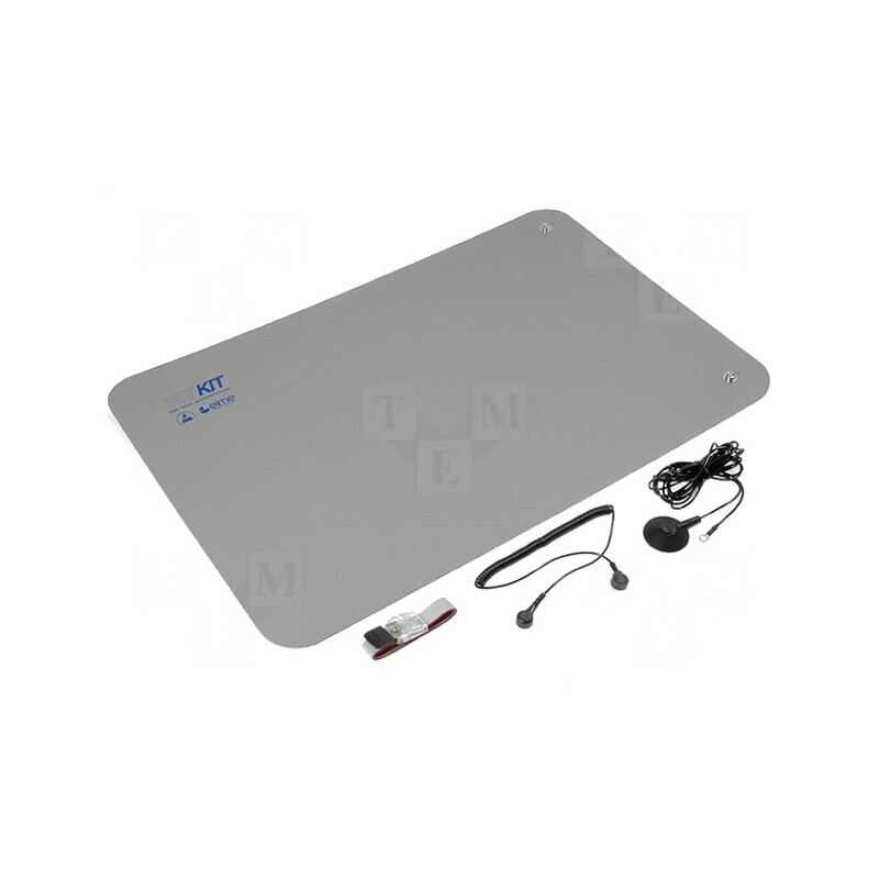 Kit de Protecție Antistatică pentru Masă ESD Gri 0.6m x 0.4m | Electronic-mag.ro | Componente Electronice