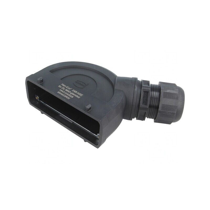 Carcasă pentru conectori HDC Han-Eco B 24B M40 | Electronic-mag.ro | Componente Electronice