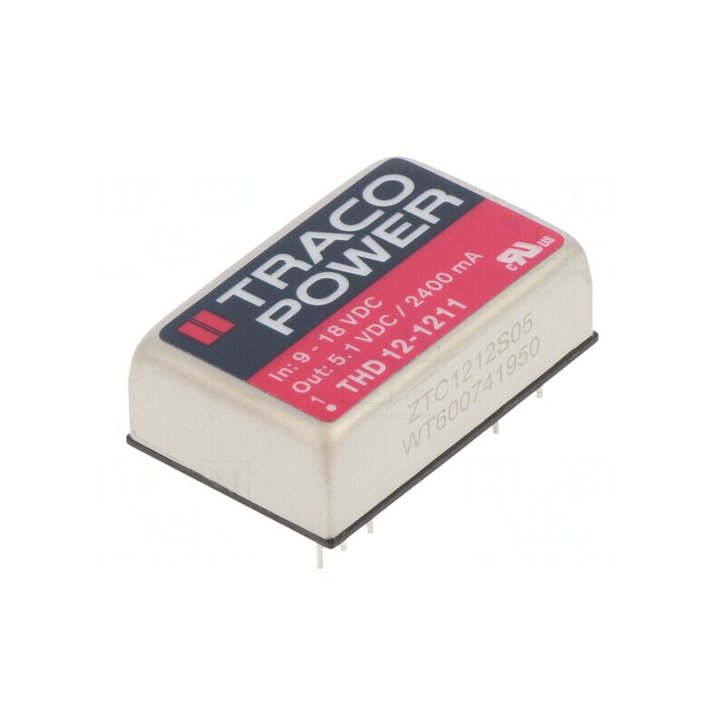 Convertor DC/DC 12W 9-18V la 5,1V 2400mA | Electronic-mag.ro | Componente Electronice