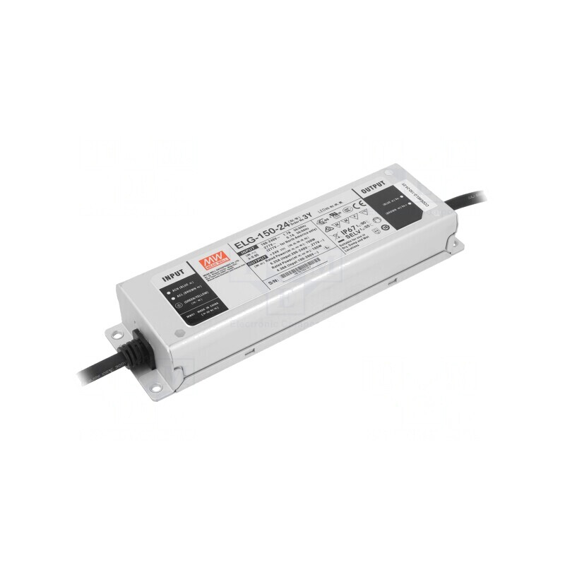 Alimentator LED 150W 24V 6,25A IP67 | Electronic-mag.ro | Componente Electronice
