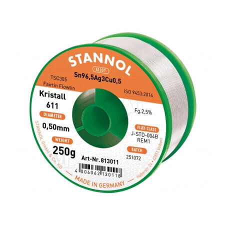Sârmă de lipit fără plumb 0,5mm 250g | Electronic-mag.ro | Componente Electronice