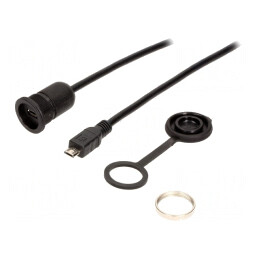 Cablu-adaptor | port micro USB B,USB B micro mufă | 1310 | USB 2.0 | 1310-1013-03