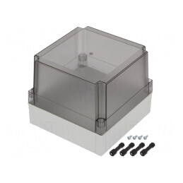 Carcasă Universală Policarbonat 180x180x150mm | Electronic-mag.ro | Componente Electronice