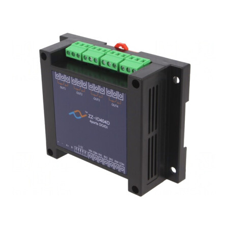 Modul Releu 4 Canale 7-30VDC 10A 250VAC | Electronic-mag.ro | Componente Electronice
