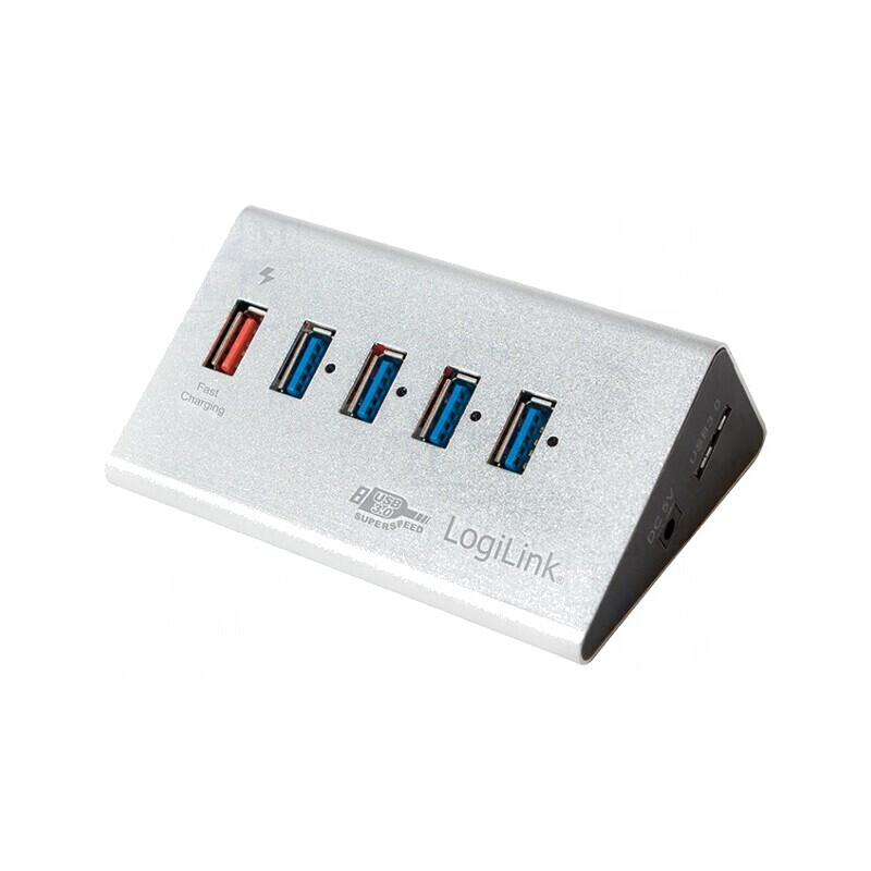 Hub USB 3.0 cu 5 Porturi și Încărcare Rapidă | Electronic-mag.ro | Componente Electronice