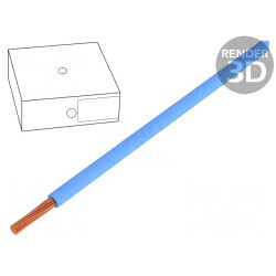 Cablu Electric Litat Cu 35mm2 Albastru 100m | Electronic-mag.ro | Componente Electronice