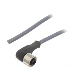 Cablu de conectare M12 4 PIN unghi 10m 250VAC 2,2A | Electronic-mag.ro | Componente Electronice