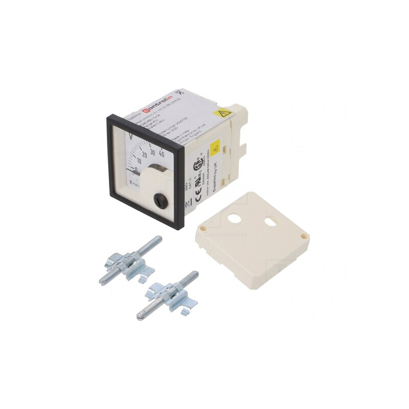 Voltmetru pe panou 0-40V 48x48mm Clasa 1.5 | Electronic-mag.ro | Componente Electronice Voltmetru pe panou 0-40V 48x48mm Clasa 1.5 | Electronic-mag.ro | Componente Electronice