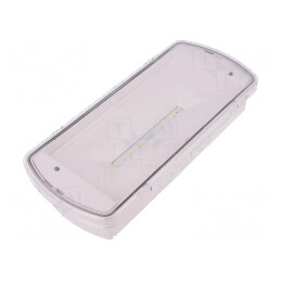 Lampă de urgență LED albă IP65 SafeLite | Electronic-mag.ro | Componente Electronice