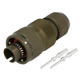 Conector militar 10SL mufă tată 2 pini | Electronic-mag.ro | Componente Electronice