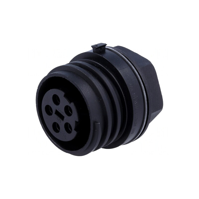 Conector Circular Soclu Mamă 5 PIN Nichelat Buccaneer 900 PX0931/05/S | Electronic-mag.ro | Componente Electronice