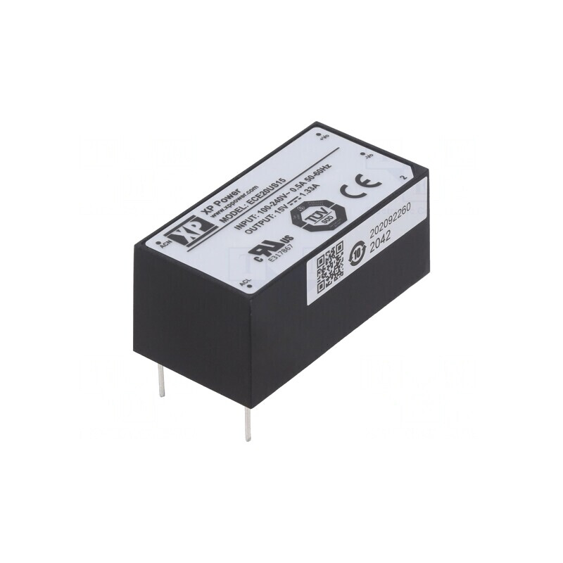 Convertor AC/DC 20W 15VDC ECE20US15 | Electronic-mag.ro | Componente Electronice