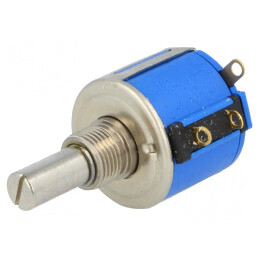 Potentiometru ax multitura 100kΩ 2W ±5% linear 6,35mm | Electronic-mag.ro | Componente Electronice