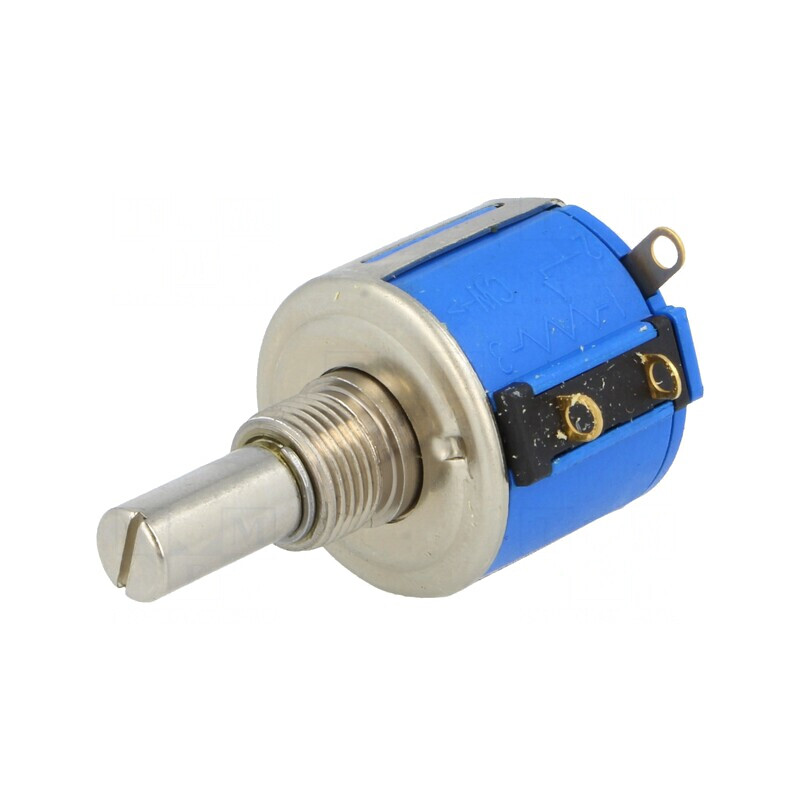 Potentiometru ax multitura 100kΩ 2W ±5% linear 6,35mm | Electronic-mag.ro | Componente Electronice